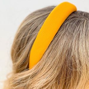Yellow Padded Textured Headband